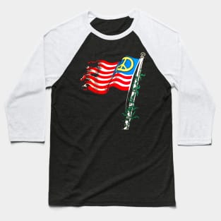 Flag of Peace Baseball T-Shirt